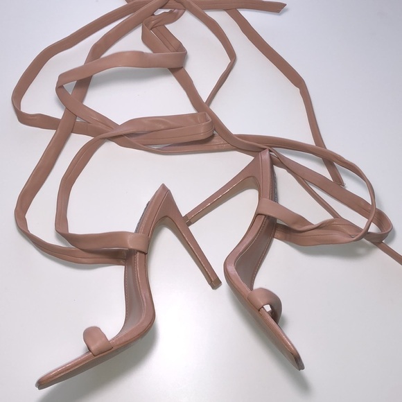 NEW Steve Madden Utilize Ankle Tie Sandals in Tan size 9.5 - Picture 8 of 12